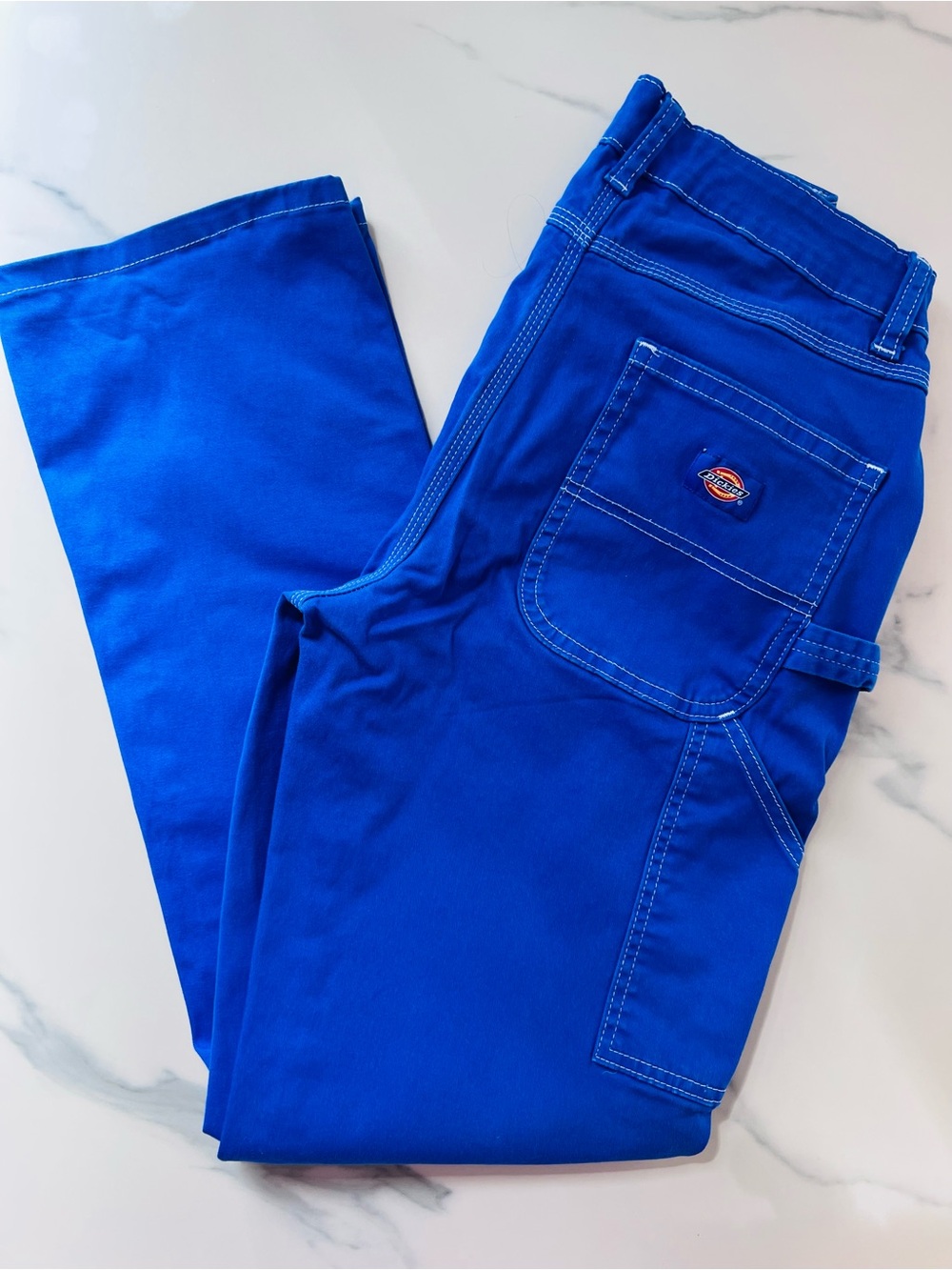 Dickies Women's Canvas Carpenter Pants High Rise Cotton Stretch